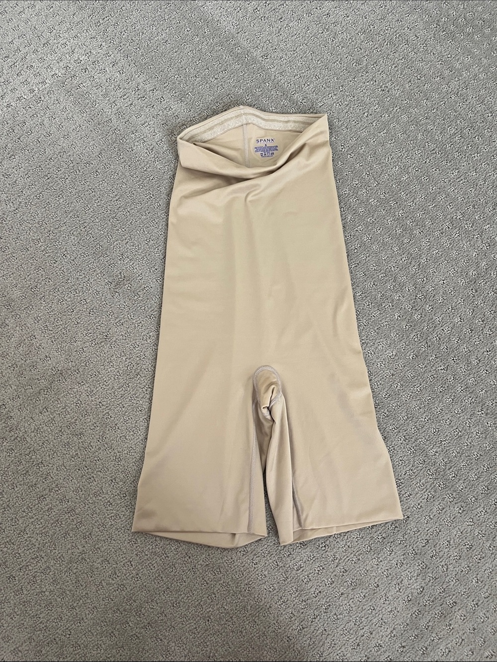 SPANX women’s size smallBeige High-Waist mid thigh short